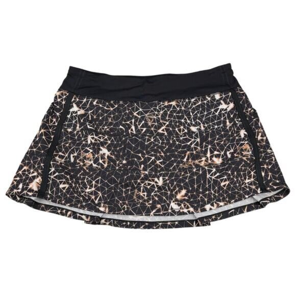 Lululemon Pace Rival Skirt II In Sugar Crush Multi / Black - Picture 5 of 9